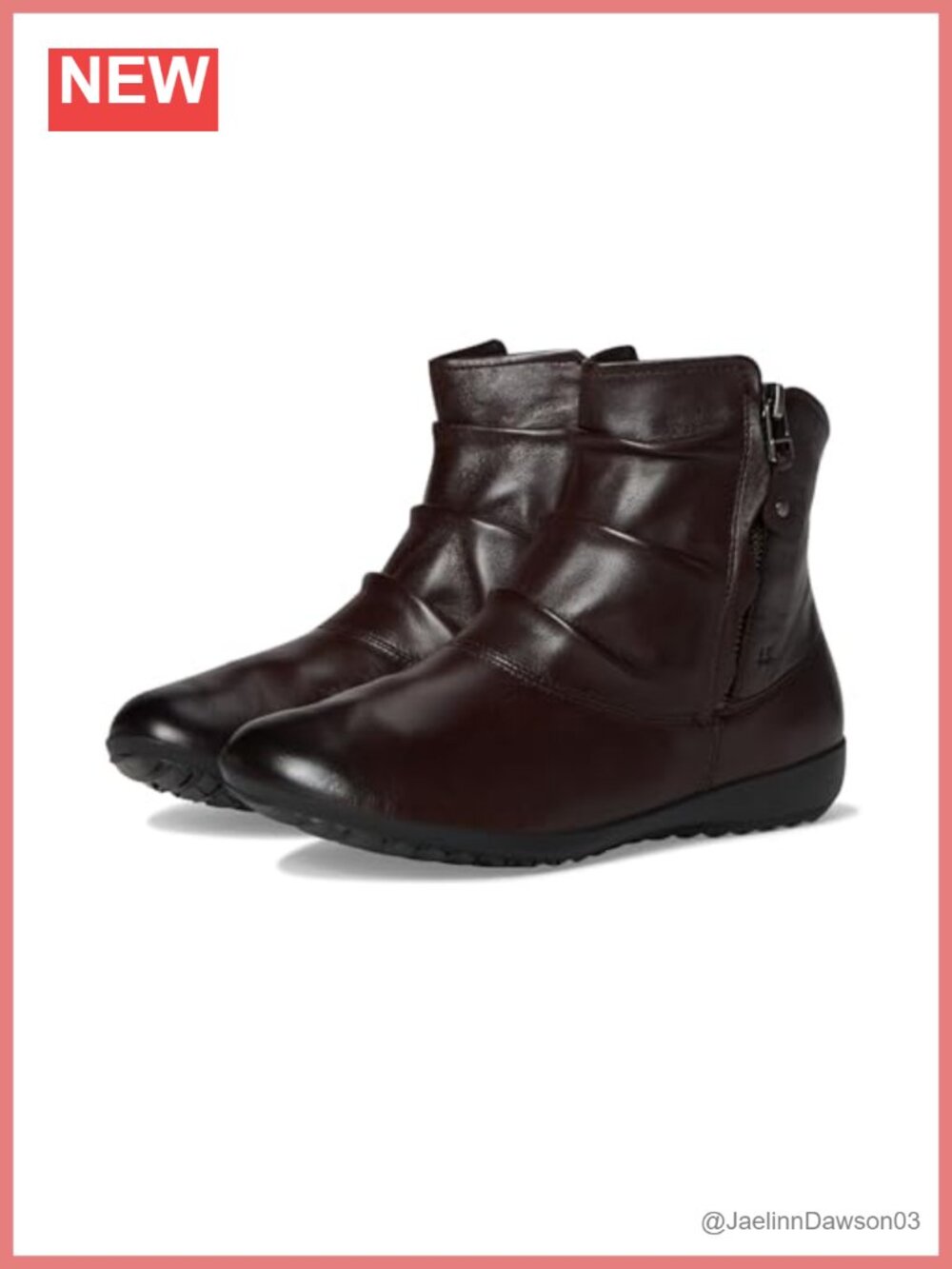 Josef Seibel Naly 24 Women's Ankle Boots Leather Zip Water Resistant